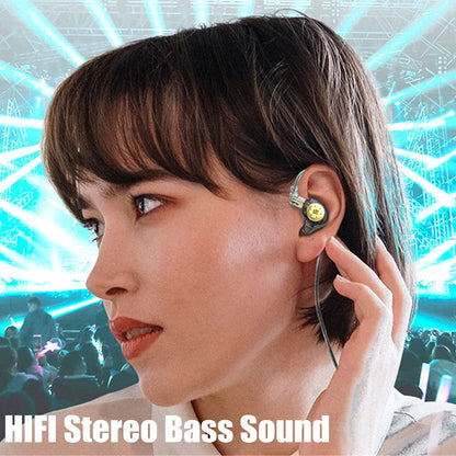 KZ EDX PRO Gaming Earbuds HiFi Deep Bass in Ear Monitors with 1DD, IEM for Gaming Wired IEM Earphones Headphone with New 10mm Dynamic Driver Detachable Cable for Video Music Church (Black, with mic)