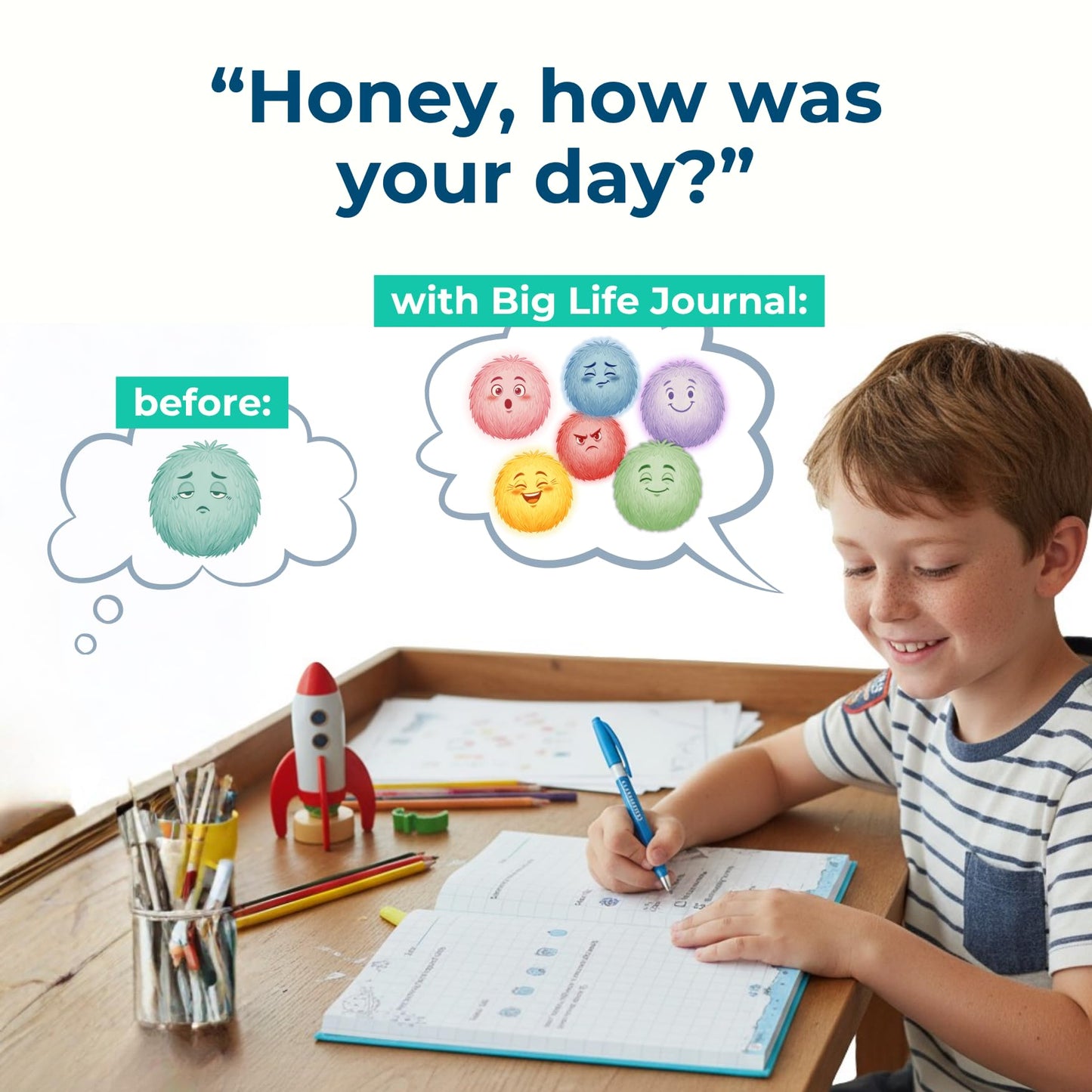 Big Life Journal – Daily Journal for Kids (Ages 5–11) – Guided Growth Mindset Workbook with Daily Prompts & Activities to Build Confidence, Gratitude & Positive Thinking – Gift for Boys & Girls (Green)