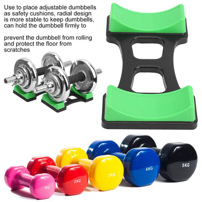 1pair dumbbell bracket mat, dumbbell weight rack floor protection pad for home gym equipment