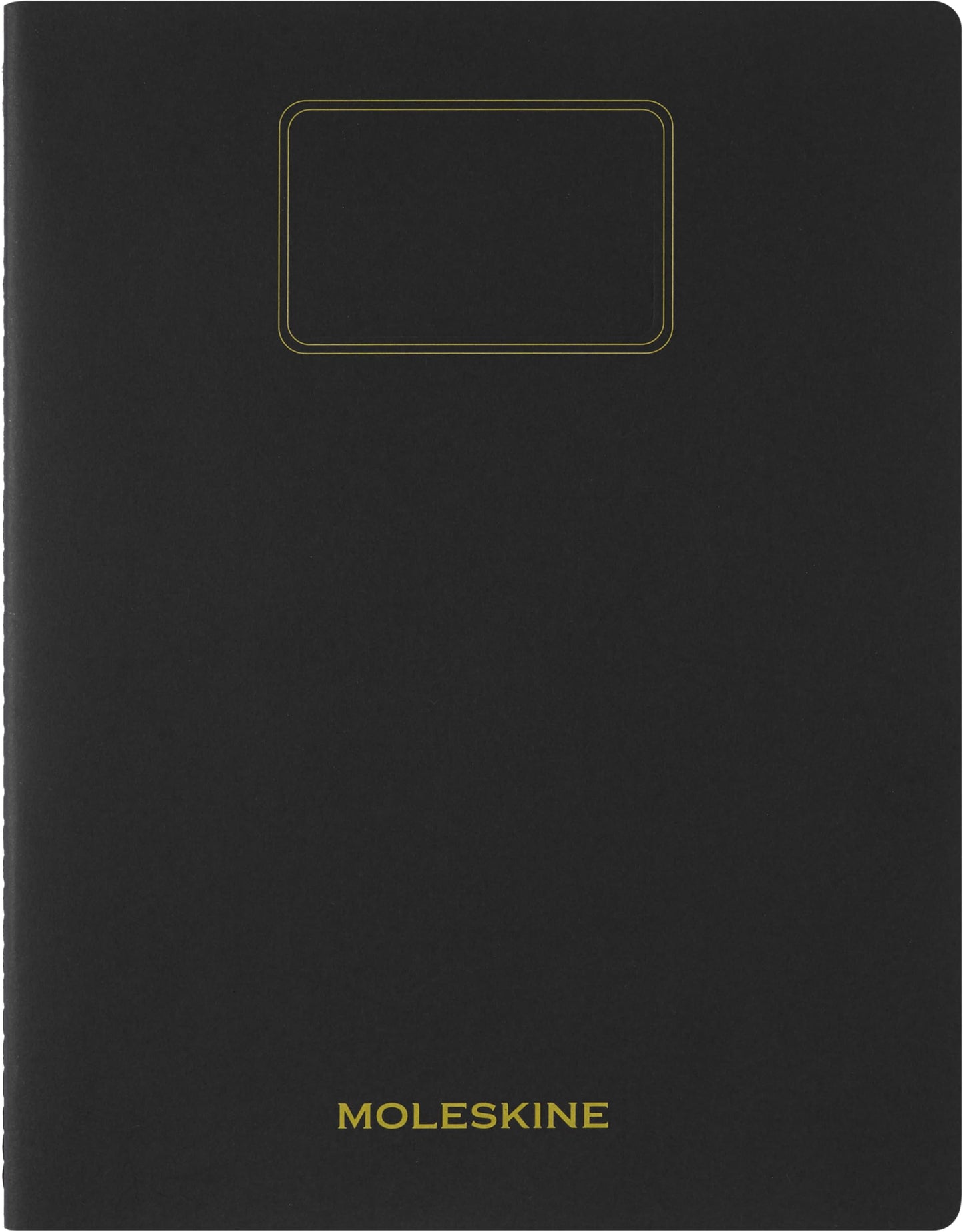 Moleskine Student Cahier Journal, Soft Cover, Plain/Blank, XXL (8.5" x 11"), Black, 120 Pages, Set of 2