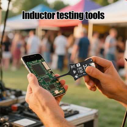 Electronic Motherboard Coil Tester, Electronic Circuit Tester, Precision Motherboard Diagnostic Tool for Smartphone Repairers Professionals Workshop Technicians Beginners (4pcs)