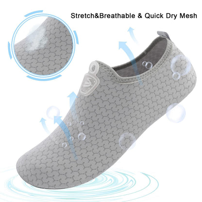 Spesoul Womens Mens Water Shoes Quick Dry Beach Swim Shoes Barefoot Aqua Socks Outdoor Sand Socks for Pool River 7-8 Women/5.5-6.5 Men