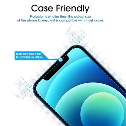 amFilm Easiest Installation OneTouch for iPhone 14 Pro [6.1 Inch] Screen Protector Tempered Glass, Auto-Alignment Tech, Bubble Free and Full Coverage Case Friendly, Anti-Scratch 2 Pack