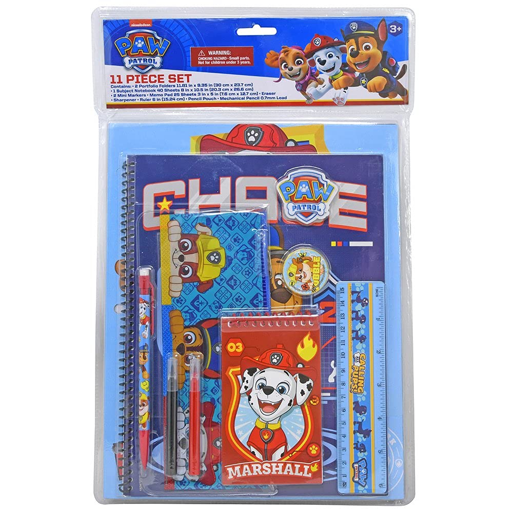 Paw Patrol School Supplies Set for Kids – Complete Back-to-School Essentials Bundle with Notebooks, Pencils, and More – Perfect for Boys & Girls