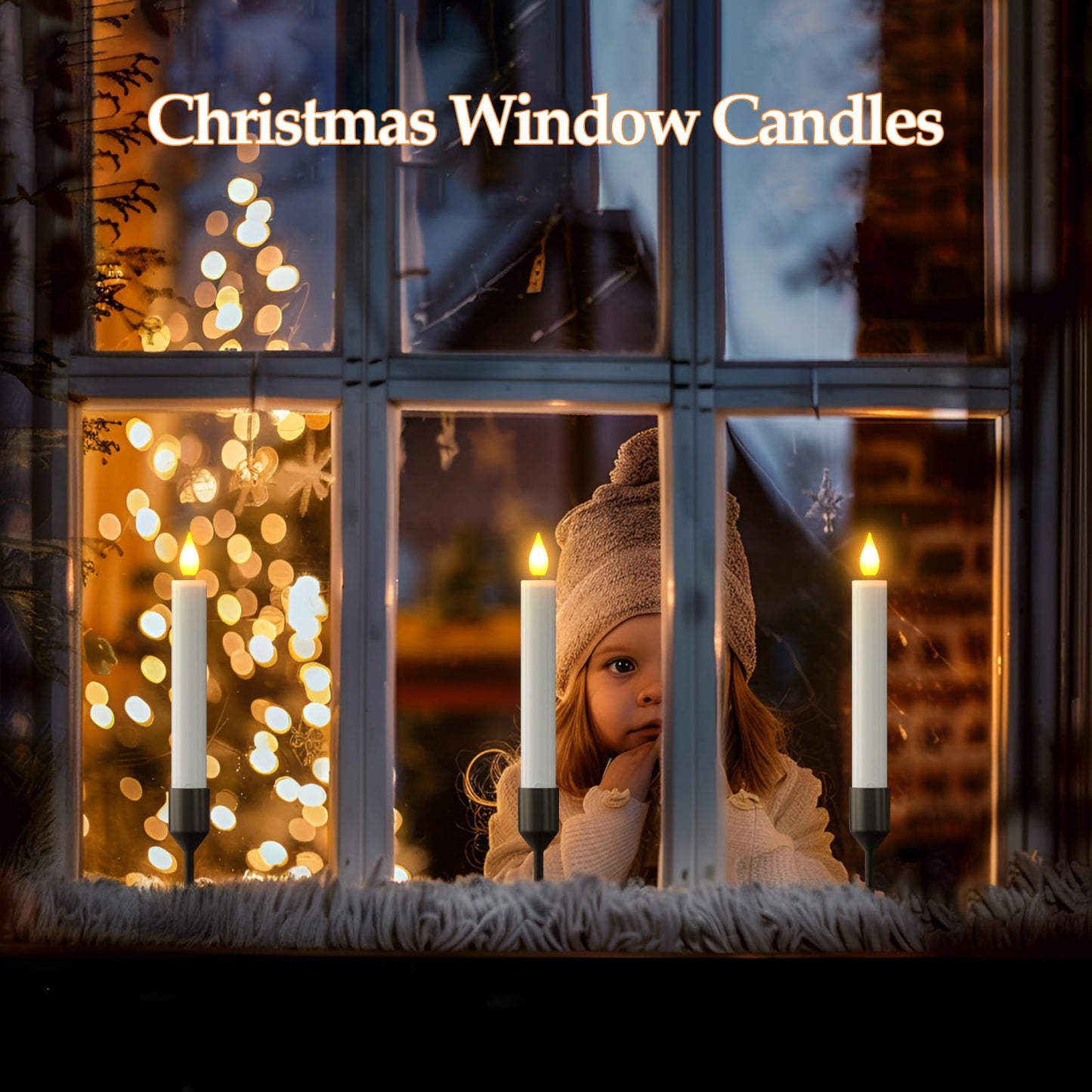 PChero 10 Pcs Rechargeable Flameless Taper Candles with Charging Station, 6.7" LED Candles with Remote & Timer, Battery Operated Flickering Tapered Candlesticks for Window Wedding Christmas Home Decor