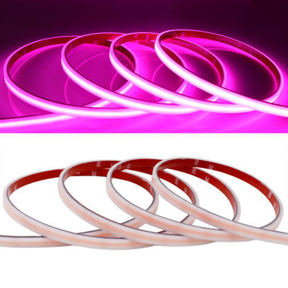 LEDENET COB LED Strip Lights Pink 480LEDs/m DC12V 16.4ft/5m Waterproof IP67 High Density LED Rope Lights for Outdoor Cabinets Desks Party DIY Decor