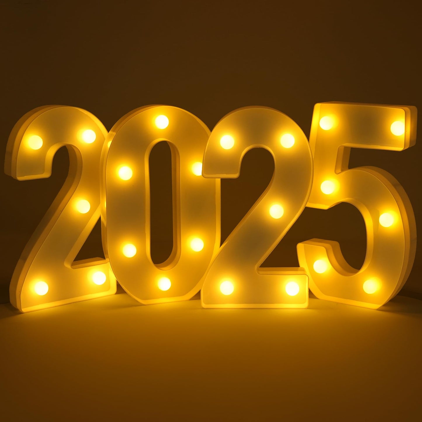 KatchOn, LED Light Up Numbers 2025-8.2 Inch, Light Up 2025 Sign | 2025 Number Light Up Sign for Happy Graduation Decorations 2025 | LED Graduation 2025 Sign for 2025 Graduation Party Decorations