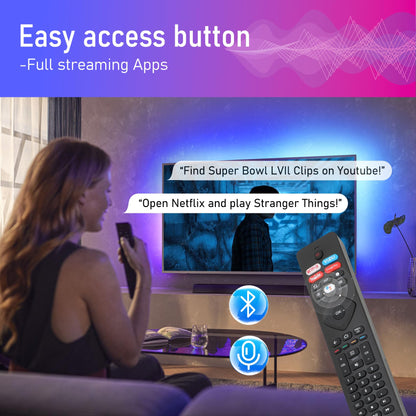 Voice Remote Control for phillips Voice TV Replacement. Universal Remote Control for Philip 4K UltraHD Smart Android TV with Google Assistant. for Philips 43" 50" 55" 65" 75" Class 5704 5504 5604 5806
