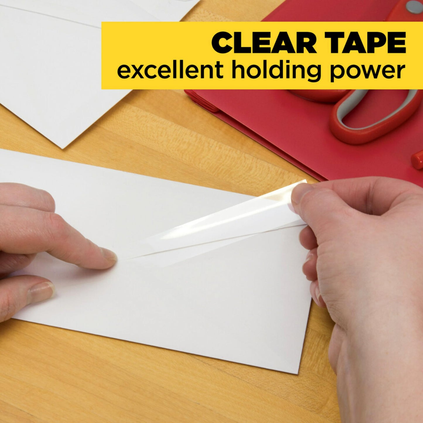 Scotch Transparent Tape, Versatile, Clear Tape Engineered for Office and Home Use, 3/4 x 850 Inches, 4 Dispensered Rolls