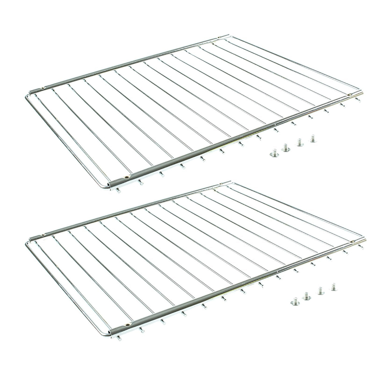 First4Spares Universal Adjustable Extendable Oven Shelf/Cooker/Fridge Rack, 352-566 mm, Pack of 2