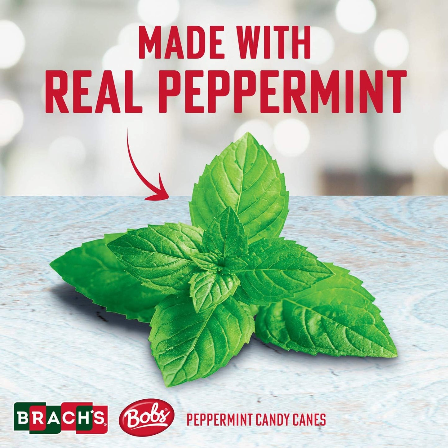 BrachsCandy Canes Peppermint - Individually Wrapped Bulk Christmas Candy Canes - Holiday Classic Candy - Stocking Stuffer Candy - Bulk Candy Box (36 Count)