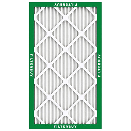 Filterbuy 15x30x1 Air Filter MERV 8 Essential Dust & Allergy Defense (6-Pack), Electrostatic Pleated HVAC AC Furnace Filters Replacement, Made in USA (Actual Size: 14.50 x 29.50 x 0.75)