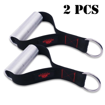 Lights Mountain Heavy Duty Fat Gym Handle Grips 2" Dia Aluminum Alloy Exercise Handles Cable Machine Pulley LAT Pulldown Attachments Arm Wrestling Training Handles(1 Pair)
