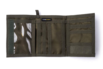 Chameleon Trifold Men Nylon Wallet - Military Tactical Mens Wallets- ID Card Holder - Canvas Thin Front Pocket Travel Wallet -Coin Zipper Pocket