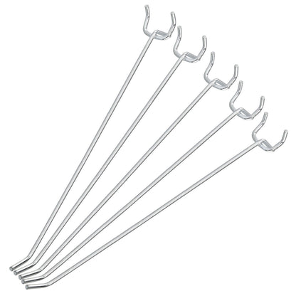 Neiko 53104A 8” Pegboard Hook Organizer Kit, 50 Pack, Hanging Hooks Set for Garage Organization, Great for Wall Hanging and Shelving, Tool Storage, Craft Organizing