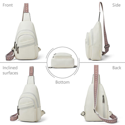 Sling Bag Crossbody Bags for Women Small Cross Body Bag Fanny Packs Chest Sling Purse for Daily Travel Leisure Sport