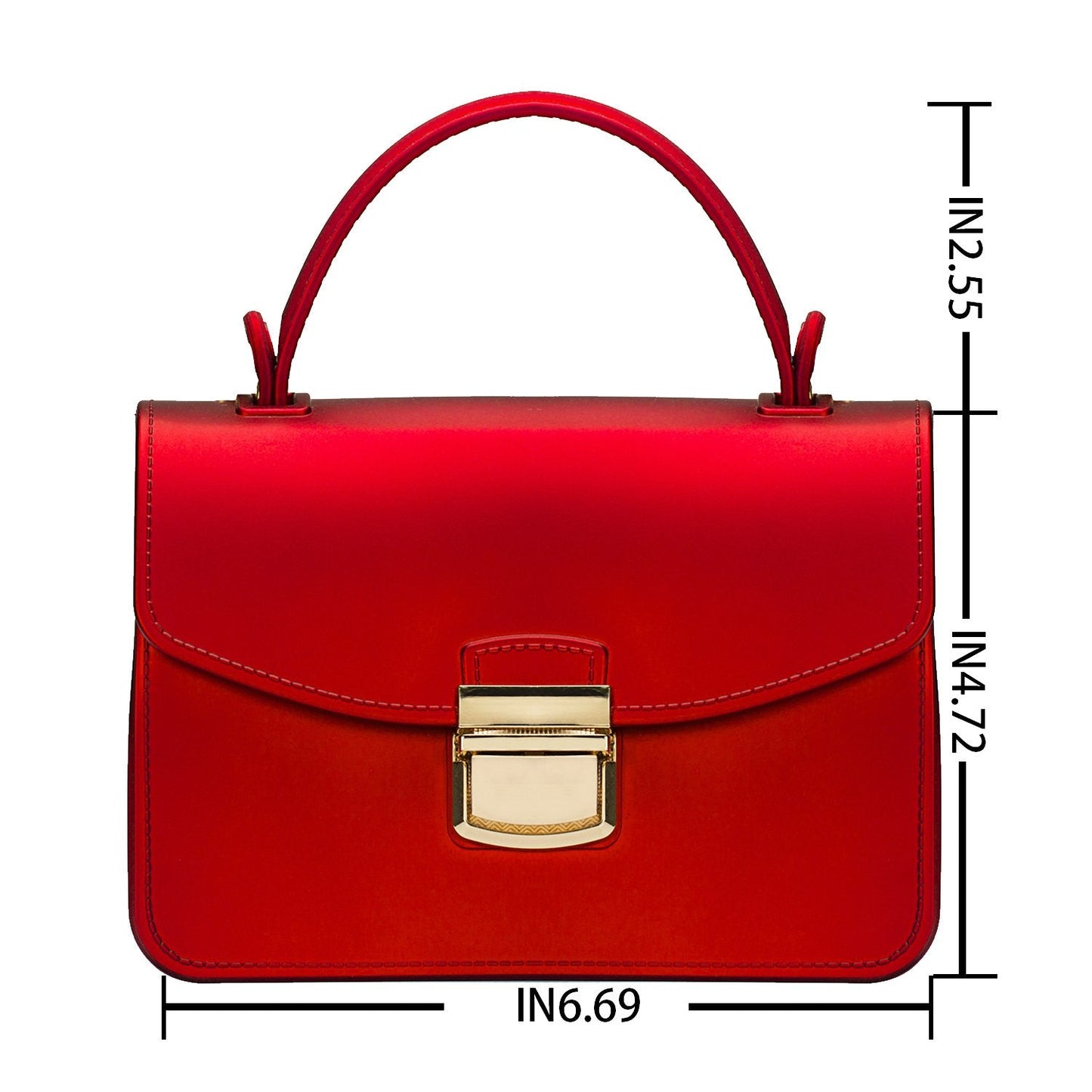 Red Clutch Purses for Women Jelly Small Crossbody Bags Formal Evening Bags Top Handle Purses for Women Mini Tote Bag