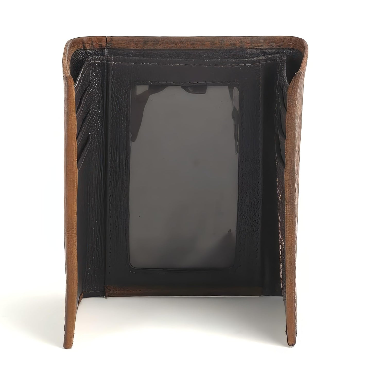 ARIAT Trifold Wallet Emboss Corner Logo Brown One Size