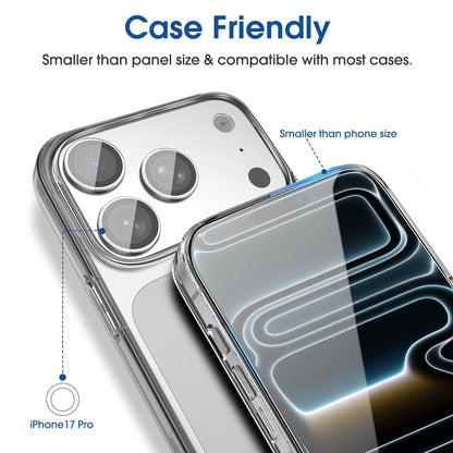amFilm Easiest Installation OneTouch for iPhone 14 Pro [6.1 Inch] Screen Protector Tempered Glass, Auto-Alignment Tech, Bubble Free and Full Coverage Case Friendly, Anti-Scratch 2 Pack