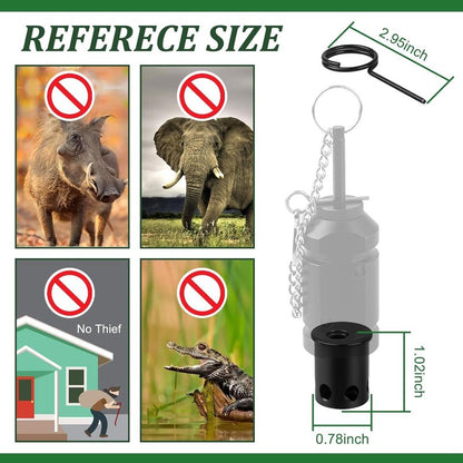 22 Adapter for 12 Gauge Trip Alarm – Camping Trip Wire Alarm Device with Perimeter Warning System – Early Warning Security for Campsites and Property – Black