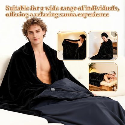 JZHLLA 70" x 30" Sauna Blanket Insert Towel, Reusable for Infrared Sauna Blankets, Quick-Dry Warm, Soft Absorbent Towel Cover for Home Spa, Gym, Pool and Portable Sauna Accessories