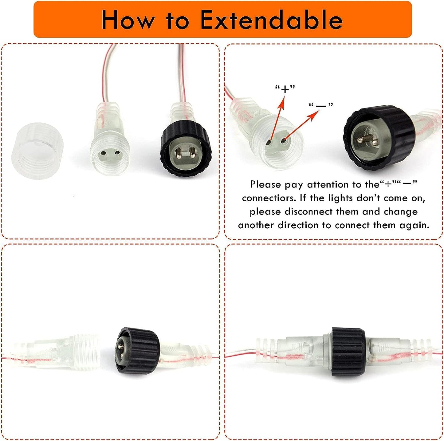 2 Pack Christmas Lights Outdoor, Expandable Meteor Shower Lights with Timer, Waterproof Falling Rain Light with 16 Tubes 384 LED Plug in, Suitable for Garden House Xmas Tree Decorations (Cool White)