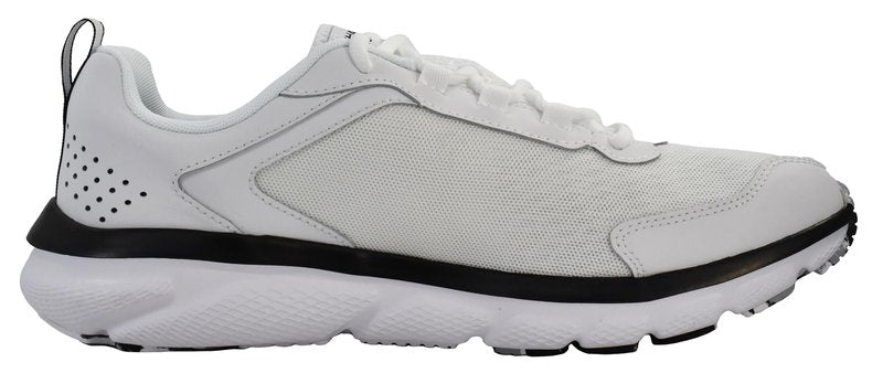 Under Armour Mens Charged Assert 9 Running Shoe, White/Black, 8.5 US