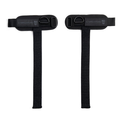 Gymreapers GripLink Lifting Straps, Black/Black