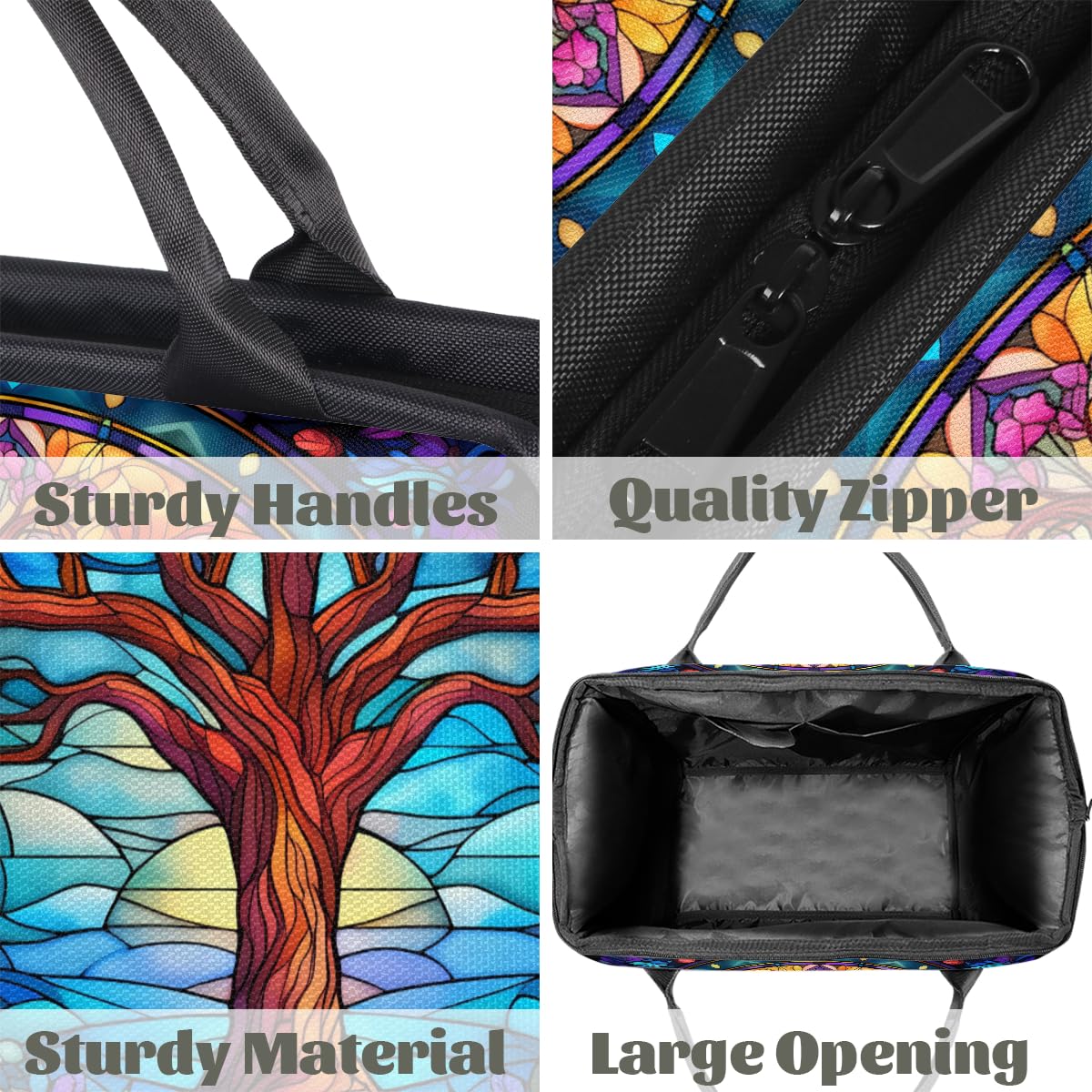 Small Weekender Bag for Women Tree Of Life Beauty Foldie Gym Duffle Bags Canvas Compact Workout Bags Carry On Tote Bag Sport Travel Overnight Sleepover Hospital for Traveling Luggage