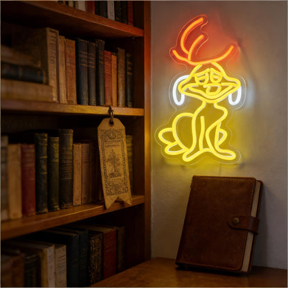 Neonawall Dog Neon Sign, Dimmable USB-Powered LED Light for Wall Decor, Bedroom Living Room Christmas Decoration 7.9 x 15.2 inch