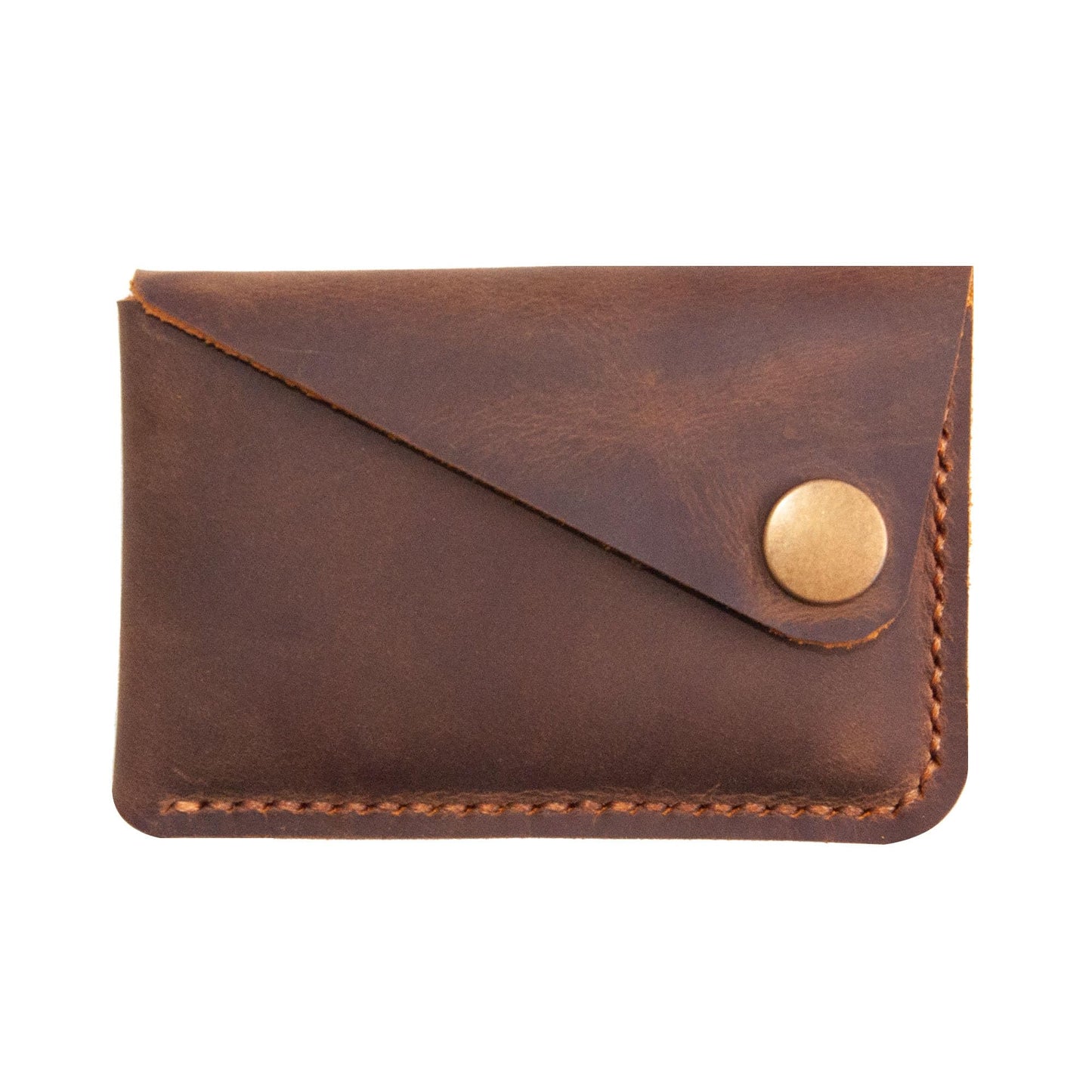Turbosnail Leather Card Holder, Credit Card Wallet, Front Pocket Wallet, Slim Wallet, Cardholder Wallet, Credit Card Holder, Minimalist Wallet, Fathers Day Gift (Brown)