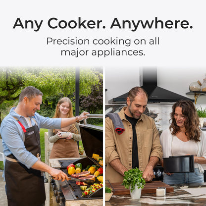 MEATER Plus: Smart Bluetooth Wireless Meat Thermometer Digital | BBQ, Grill, Oven, Smoker, Air Fryer, Kitchen | Perfect for Steak, Chicken, Turkey, and More | Delicous Recipes in App