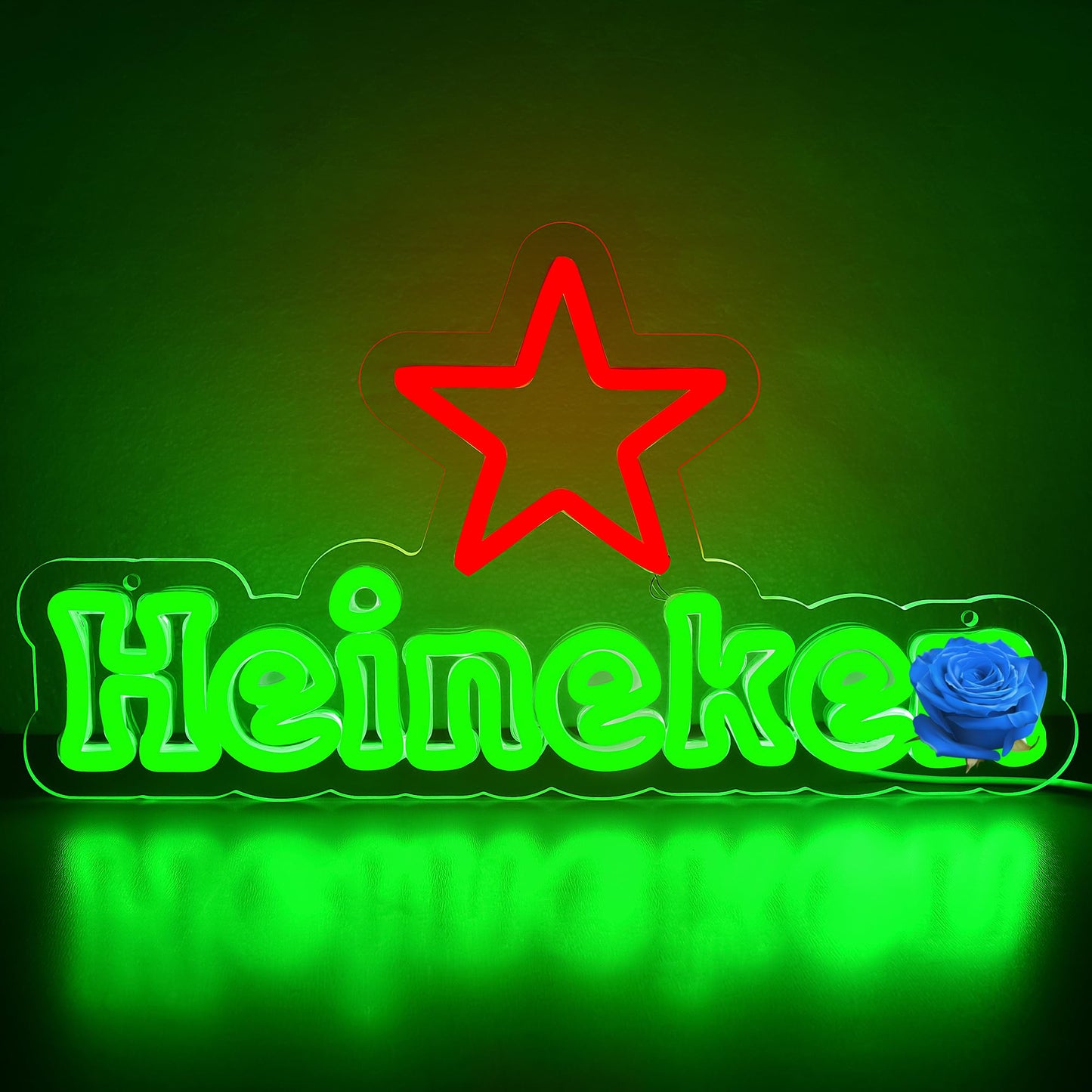 Beer Neon Sign for Wall Decor Bar Neon Light Dimmable Beer Led Signs for Man Cave Pub Restaurant Christmas Birthday Party Gift Led Art Wall Decorative Size16.1 * 8.7in(ZYLD214)
