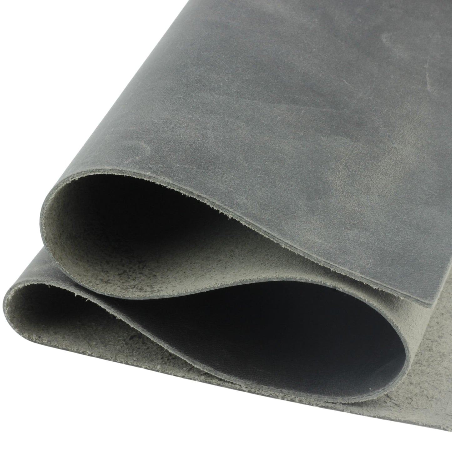 Toprank Genuine Leather Sheets for Crafts 6"X12" Precut Full Grain Leather Tooling Leather (1.6mm) Cowhide Leather Pieces Square, Gray