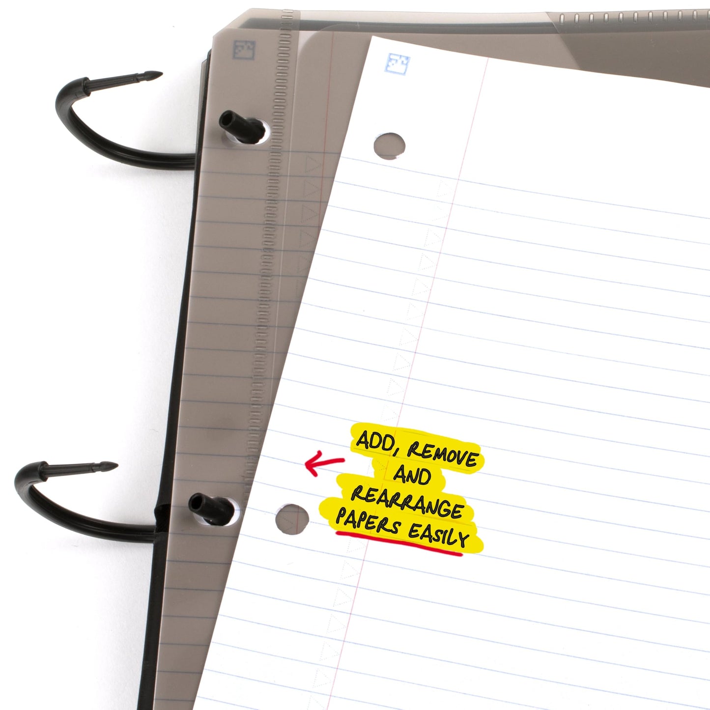 Five Star Flex Refillable Notebook + Study App, College Ruled Paper and 1-1/2 Inch TechLock Ring Binder with Pockets, Tabs and Dividers, 300 Sheet Capacity, Pacific Blue (29324AD2)