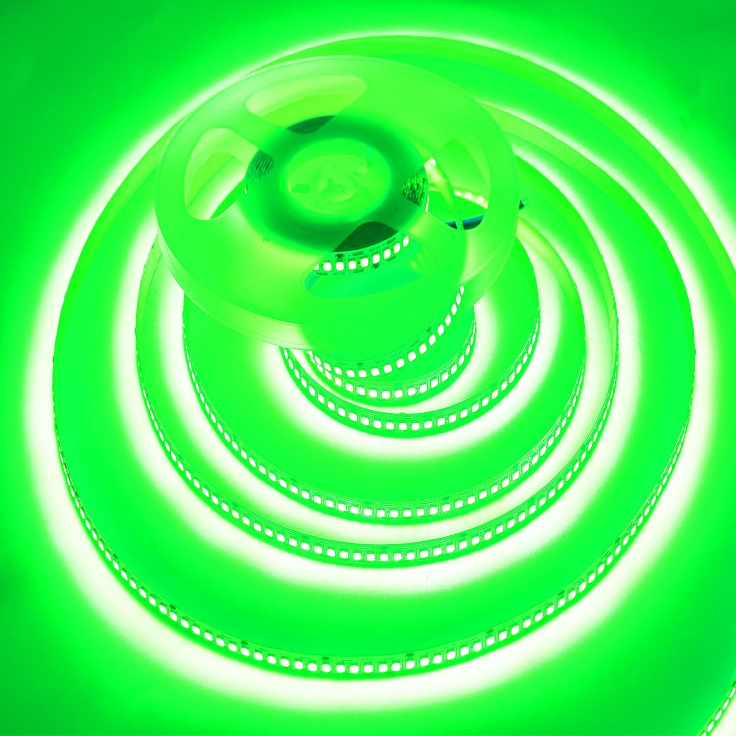 SUYOOULIN LED Strip Lights, SMD 2835 LED Strip, DC12V 1200LEDs 16.4Ft 26000LM High Density LED Light Strips Tube Waterproof IP67, 3 Times Brightness Than SMD3528 LED Strip, Green