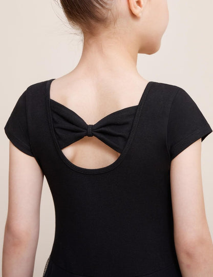 DIPUG Ballet Leotards for Girls Dance Leotards Black 2-4T