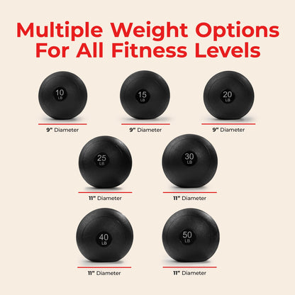 Sunny Health & Fitness Slam Ball 40LBS - SF-EB04-40
