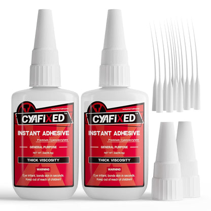 Super Glue Thick 113.6 Gram. Clear Heavy Duty All Purpose Ca Superglue Repair Wood Furniture Plastic Crafts Shoe Sole, Instant Cyanoacrylate Adhesive for Ceramic Leather Metal Glass Pottery Rubber