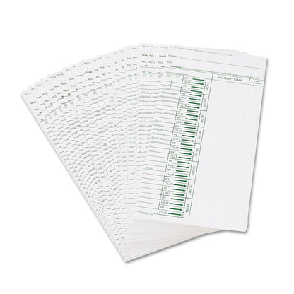 Acroprint 09-6103-080 Time Card for ATT310 Time Recorder, Pack of 200 Time Clock