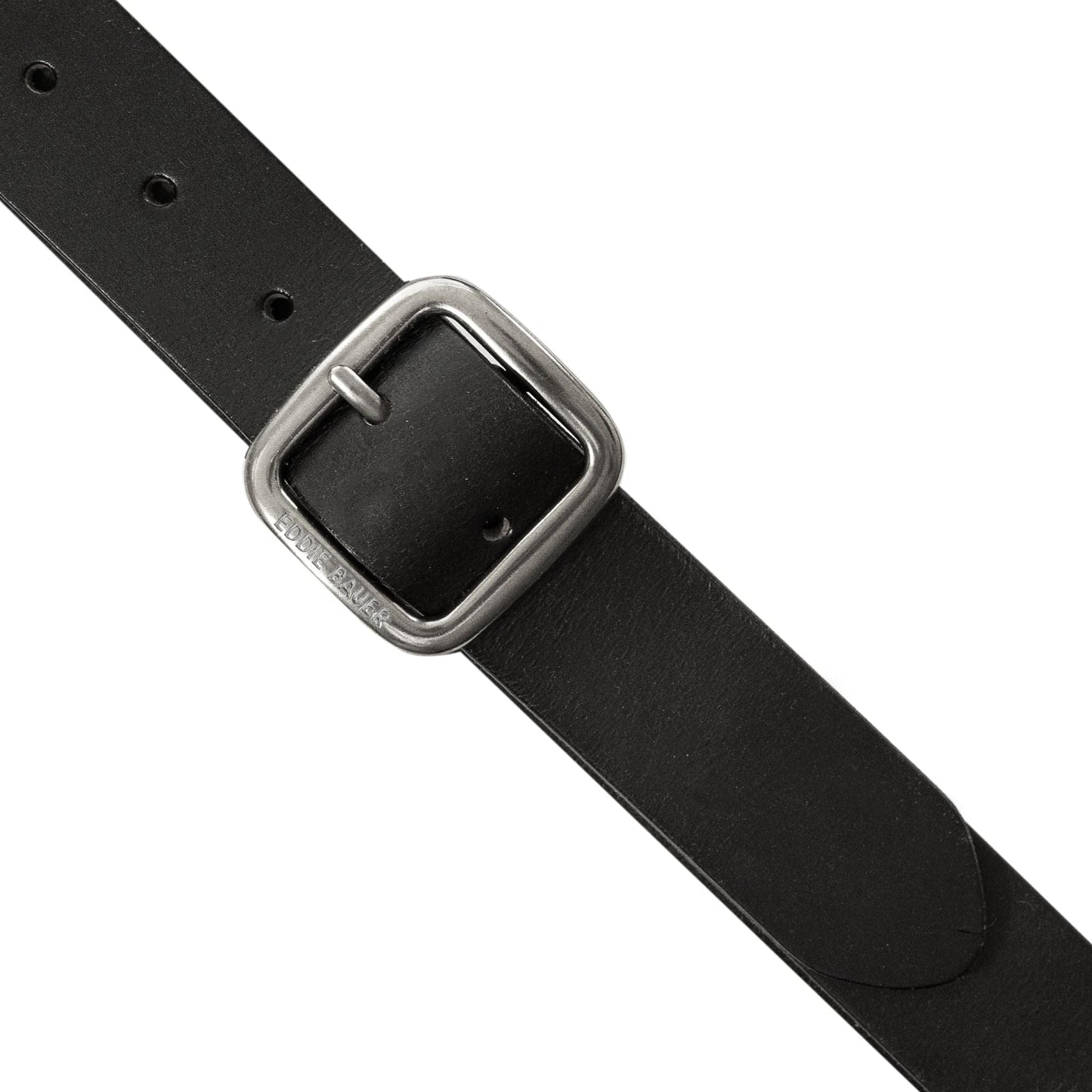 Eddie Bauer Women's Casual Leather Belts with Durable Metal Buckle, Center Bar - Black, XX-Large