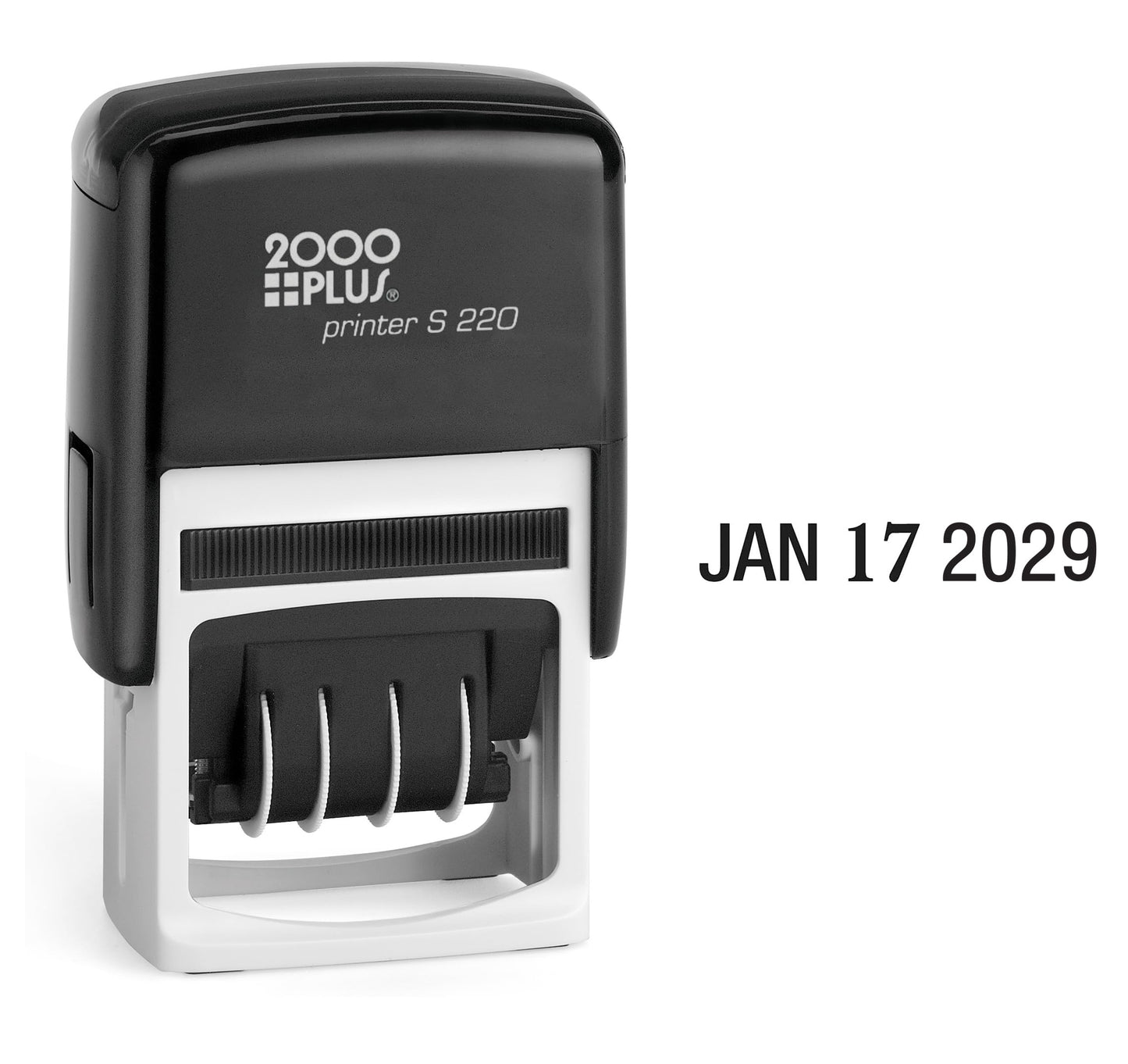 2000PLUS COSCO Economy Dater, Self-Inking, Rectangular, Black