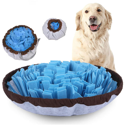 PET ARENA Snuffle Mat for Dogs - Adjustable Interactive Puzzle Toy for Large & Small Breed Slow Feeder for Mental Stimulation & Stress Relief Encourages Natural Foraging Ideal for Indoor & Outdoor Use