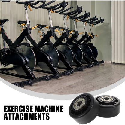 Toddmomy Fitness Equipment Universal Wheel 2.75 Inch Durable Gym Roller Replacement for Treadmills Exercise Bikes Easy Diy Installation Smooth Rotation