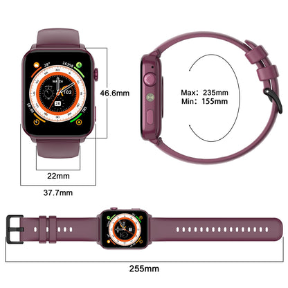 Blackview Smart Watch for Women,1.91" HD Touchscreen Fitness Watch with Flashlight, Bluetooth Notifications/Make Calls, Heart Rate/Sleep Monitor/2 Straps, Fitness Watch for Android/iPhone