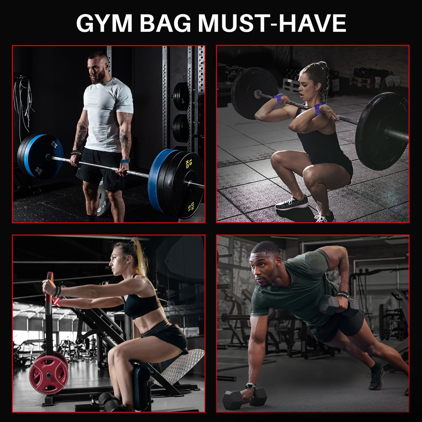 TECEUM Fit Lifting Wrist Straps with Neoprene Padding Support – Black – Beast Mode – Heavy Duty Wrist Workout Straps For Men and Women – Ideal for Powerlifting, Strength Training, Bodybuilding