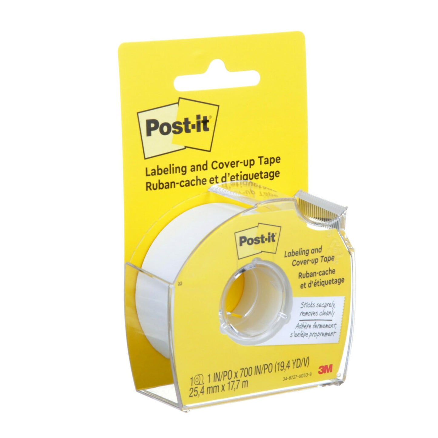 Post-it : Removable Cover-Up Tape, Non-Refillable, 1" x 700" roll -:- Sold as 6 Packs of - 1 - / - Total of 6 Each