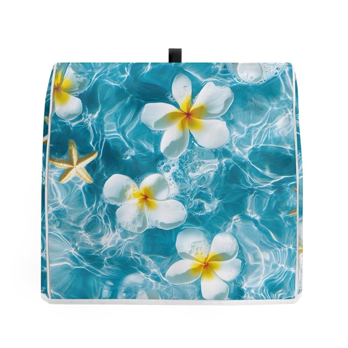 HUISEFOR Blue Plumeria Stand Mixer Cover 4.5-5 Quart Kitchen Mixer Cover Tropical Food Processor Protective Covers Dust Protection Insulated Kitchen Decoration Gift for Friends