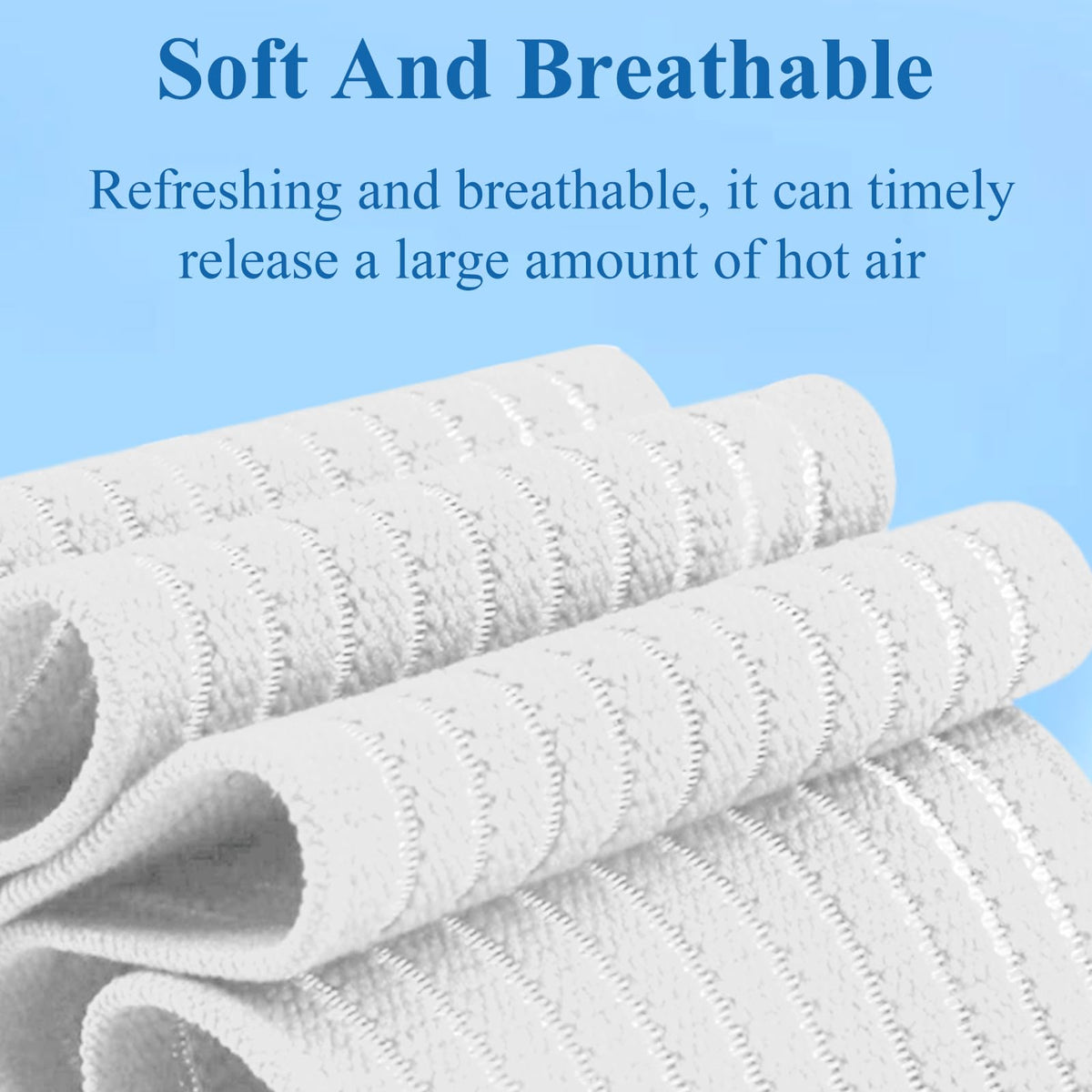 4-Pack Ice Pack Straps, Reusable & Stretchable – 35.5"x3" Adjustable Elastic Wrap with Hook and Loop Closure, Secure Ice Pack Holder for Cold Therapy(White)
