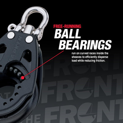 HARKEN Premium Sailing 40mm Carbo Boat Block, Part 2636